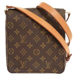 LOUIS VUITTON Authentic Brown Monogram Shoulder Bag